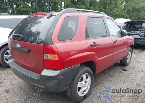 2006 Kia Sportage Lx from USA, damaged, VIN KNDJF724867241204